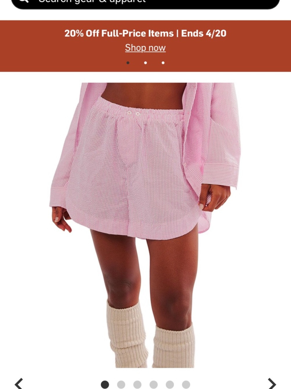 Free People Cloud Nine Shorts